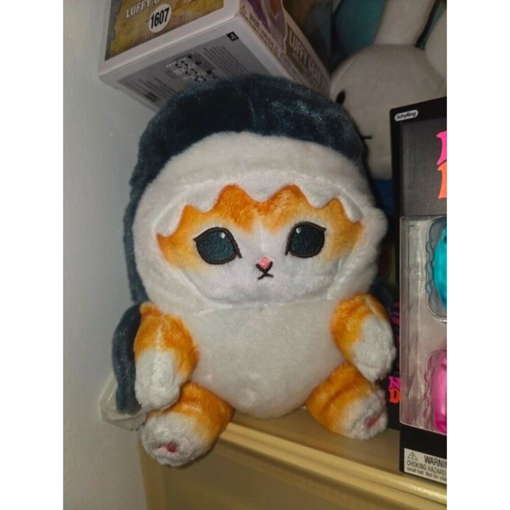 Cute plush cat plushie shark animal stuffed